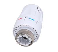 Alomejor Vanne de Radiateur Thermostatique Droite en Laiton Durable avec Contrôle de Température pour une Gestion Efficace de L'eau Chaude 1 unité (dissipateur de chaleur)