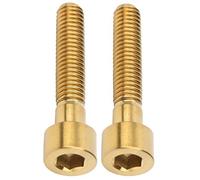 Alomejor Vélos à Vélos 2 M6x30 Mm de pour Les Amateurs de la (Gold)