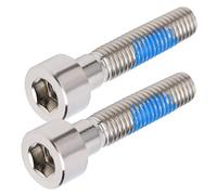 Alomejor Vélos à Vélos 2 M6x30 Mm de pour Les Amateurs de la (Silver)