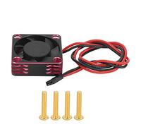 Alomejor Ventilateur de Refroidissement 28000 TR/Min RC Ventilateur de Refroidissement pièces Accessoires de Moteur sans Brosse Ventilateur 30x30mm pour RC540(Rouge)