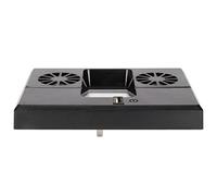 Alomejor Ventilateur de Refroidissement Externe pour Series X, Double Turboventilateur avec Effets RVB pour des Performances Optimales, Parfait pour les Joueurs Sérieux, Noir, 1 unité