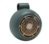 Alomejor Ventilateur Silencieux sans Lame à Clipser, Mini Ventilateur Rechargeable Réglable à 5 Vitesses avec Angle de 360 ° pour les Voyages au Bureau (GREEN)