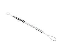 Alomejor Vérificateur de Filetage D'écrous et de Boulons, Outil Durable, Identification Précise pour les Mécaniciens, Calibre 26, Argent et Noir