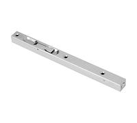 Alomejor Verrou à Boulon en Acier Inoxydable 304, Garde de sécurité pour Porte de Maison, Facile à Installer pour un Usage Résidentiel (10 pouces 304 brossé (couleur acier imperméable))