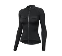 Alomejor Veste D'équitation pour Femme, Manteau de Motard Chaud doublé en Polaire avec Protections Amovibles à Double Fermeture éclair, pour le Cyclisme, le Yoga, les Déplacements, (MD242 ME322 Noir