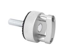 Alomejor Vis à Oreilles à Dégagement Rapide, Fixation Supérieure Rigide en Aluminium en Billette d'acier Inoxydable, 6 Pièces avec Anneau en D, Retrait Rapide pour Le Remplacement du Dessus Rigide