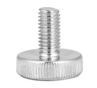 Alomejor Vis à Tête Cylindrique Moletée M8, Poignée Moletée Plate, pour
