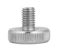 Alomejor Vis à Tête Cylindrique Moletée M8, Poignée Moletée Plate, pour
