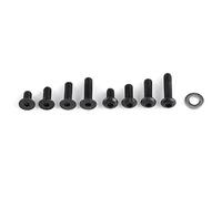 Alomejor Vis à Tête Fraisée, Assortiment, M3, Douille Hexagonale, 120