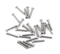 Alomejor Vis à Tête Hexagonale en Acier Inoxydable 304, Lot de 150 Pièces