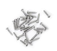 Alomejor Vis Autotaraudeuses en Acier Inoxydable, 8 Tailles pour (Round