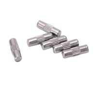 Alomejor Vis d'aileron de Planche de Surf, Vis Tête d'aileron Antirouille Universelle 6pcs pour la Réparation (Acier Inoxydable)