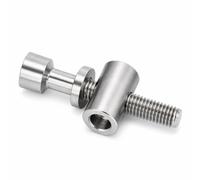 Alomejor Vis Selle, Alliage Durable et Tailles Multiples M5x30 35 40mm, Boulon Tige Selle, Vis Tête Ronde pour Remplacement Maintenance DIY Cyclistes VTT Route Pliant