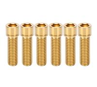 Alomejor Visitez Hoge Helmhelm Fight M8x25 Mm H8x25 Mm Helmhelm (Gold)