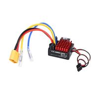 Alomejor Voiture RC 60A ESC brossé, Contrôleur de Vitesse électronique étanche avec Plusieurs Fonctions de Protection pour Voiture sur Chenilles RC à L'échelle 1/10