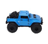 Alomejor Voiture Télécommandée 1:16 2.4G, SUV Crawler 4x4 Tout-Terrain avec Lumières LED, 30 M de Portée, 25 Min de Jeu, 2 Piles pour Terre et Eau (Blue)