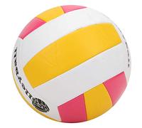Alomejor Volley-Ball Souple en PU Butyle pour Entraînement de Compétition, Technologie de Couture de Machine Anti-Explosion pour Professionnels, Bleu, 277g (Pink)