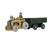 Alomejor Wind Metal Walking Toys Tinplate Tracteur Delate Vintage Toy for Boys Girls Option