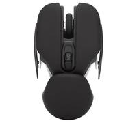 Alomejor Wireless Mouse with Adjustable DPI, Ergonomic Design (Black)