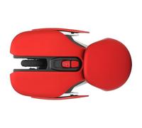 Alomejor Wireless Mouse with Adjustable DPI, Ergonomic Design (Rouge)