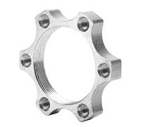 Alomejor Yanmeer Lot de 10 Adaptateur de Frein à Disque en Alliage d'Aluminium Adaptateur de Freins Disque Center-Lock Adaptateur pour Rotor de Freins à Disque pour 6 Rotors de Boulon(44MM)