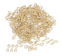 Alomejor Yeux de Plomb, 300 pièces en Alliage Longs pour pêche à la Carpe Eau Douce Saumure Durable for débutants expérimentés en étang lac mer