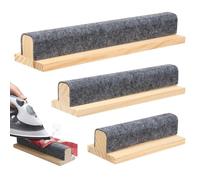 Alongen Lot de 3 barres de pressage en laine avec clapet et feutre