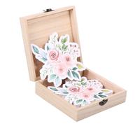 Alongen Lot de 50 cartes de prédiction double face pour bébé - Conseils interactifs et souhaits améliorés - Inoubliable - Carte de conseil pour fête prénatale - Pour garçons et filles