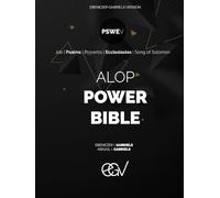 ALOP Power Bible - PSWE Volume: 5 Books (Job,Psalms,Proverbs,Ecclesiastes, Song of Solomon)Ebenezer Gabriels Version