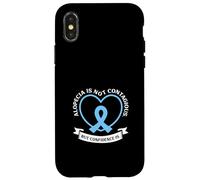 Alopecia Areata - Pas contagieuse, mais courageuse Coque pour iPhone X/XS