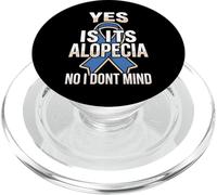 Alopecia Awareness Alopecia Areata Soutien à la Perte de Cheveux PopSockets PopGrip pour MagSafe