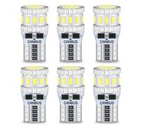 Alopee T10 W5W 168 194 Ampoule LED,6-pack Blanc sans polarité 12V DC 3014 18-SMD Ampoules de rechange Canbus sans erreur pour Intérieur Ampoule dôme de voiture,éclairage de plaque d'immatriculation
