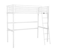 Lit mezzanine ""Alora"" - 90 x 190 cm - Blanc