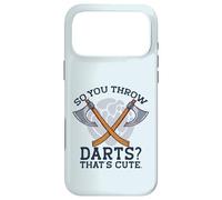 Alors Vous lancez des fléchettes? C'est Mignon. Meme drôle de Lancer de Hache Coque pour iPhone 17 Pro Max