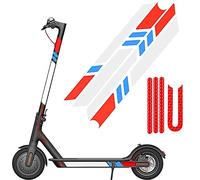 Aloskart Autocollant Reflechissant Trottinette, Autocolant Trotinette Electrique, Autocollant Xiaomi Stickers et Autres Scooter, Haute Visibilité, Bande Réfléchissante pour Trottinette