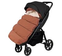 Aloskart Hiver Chanceliere Poussette pour Cybex et Yoyo, 100cm, Marron | Chanceliere Bebe pour Poussette et Landau, pour 3 ou 5 Point, Cosy et Chaude, Double Epaississement, Grande Taille
