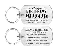 Alotozo Happy Birth-Tay - En acier inoxydable gravé « May Your Next Year Be the Best One Yet » - Cadeaux de fête d'anniversaire pour 13e, 16e, 18e, 21e anniversaire