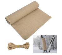 alouweekuky Jute Voile D'hivernage 6m X 40 cm, Voile Hivernage Plante avec Corde de Chanvre de 20m, Housse Hivernage Plante Exterieur Convient aux Palmiers pour Hiverner