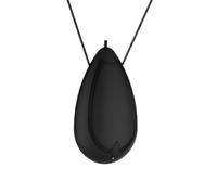 AloveH Purificateur d'air portable, collier purificateur d'air personnel rechargeable, mini ioniseur d'air portable, élimine le pollen, la fumée, la poussière, pour l'extérieur, les voyages (Noir)