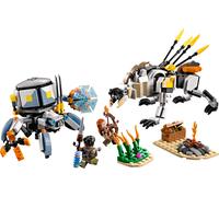 LEGO Horizon Adventures - Aloy et Varl contre Shell-Walker et Sawtooth, Jouets de construction