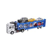 Aloy Toy Véhicules de Transport à Double Couche avec 6 Voitures de Sauvetage Exquises pour Enfants, éducatifs et Pratiques de 2 Véhicules à 2 Couches