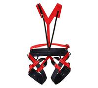 ALP DESIGN FEDRA, Harnais Complet Unisexe pour Adulte, Noir/Rouge, L