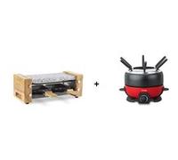 H.koenig alp1800 +wod2 appareil a fondue 2 l et pierre raclette