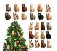Alpaca Calendrier de l'Avent Décoration Sapin Acrylique 2D Mignon | Décoratif Sapin, Fenêtre, Mur Fête, Maison, , Suspension