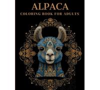 Alpaca Coloring Book For Adults