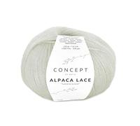 ALPACA LACE de Laine Katia Pelote de couleur pomme Cod.85
