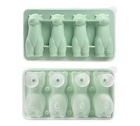 Alpaca Shape Silicone Ice Tray - 4 Cavity Novelty Kitchen, Mould For Making Cubes Tea Cocktails | Coffee Home Outdoor Party Camping Uses, Animal Ice Tray, Silicone Mould Maker, Novelty Drink Cube Trys