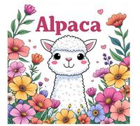 Alpaca - Soft Wooly Friend - 80 Colouring Pages: Adorable Coloring Book for Adults & Kids, Relaxing Animal Designs, Stress Relief, Cute Llama Illustrations