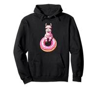 Alpaga Assis sur Un Donut Sweat à Capuche
