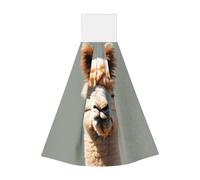 Alpaga avatar Coral Fleece Hand Towel Super Absorbant Hanging Kitchen Towel Kids Adult Bathroom Kitchen Towel Hanging Hand Towel